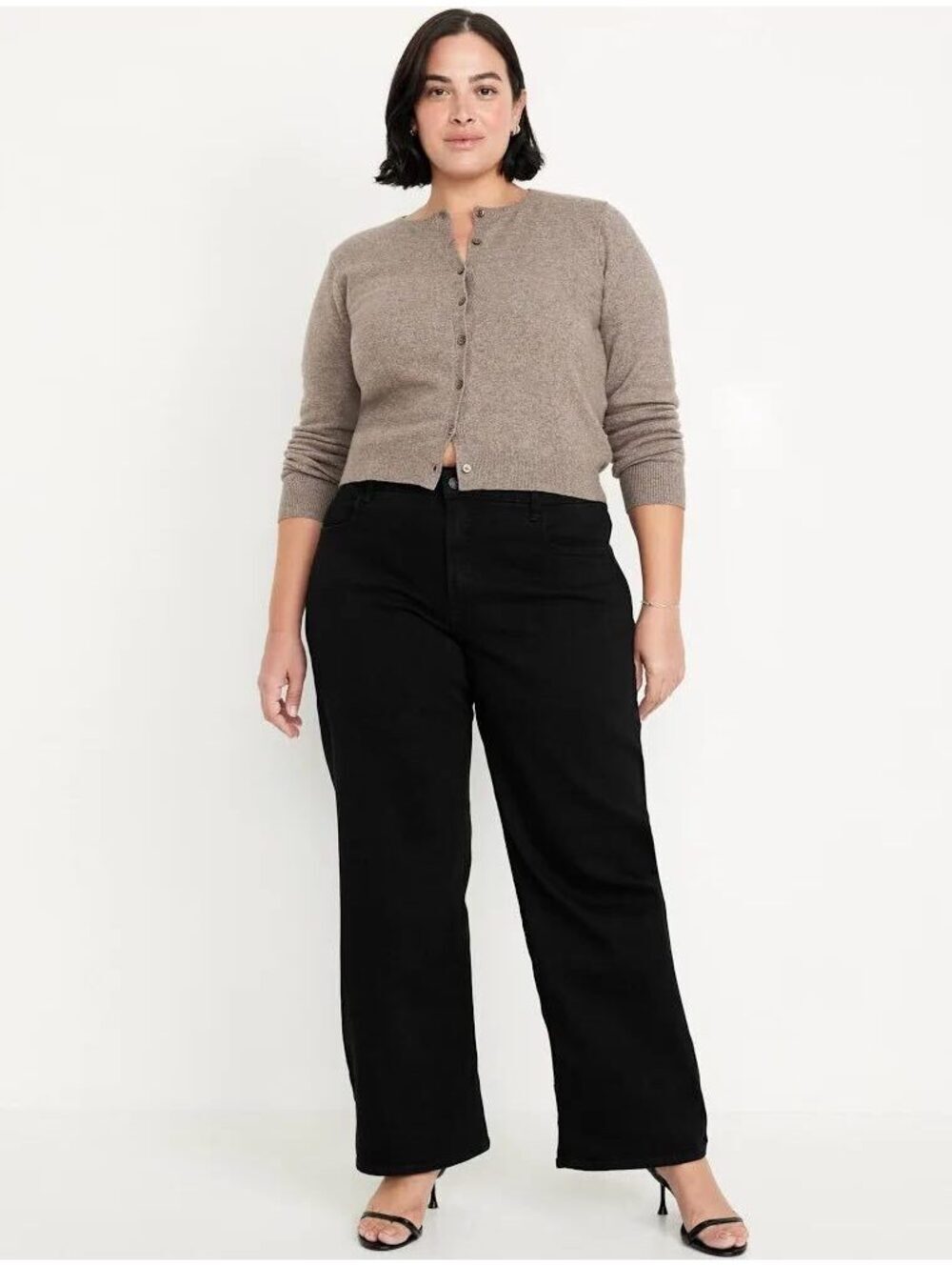 Old Navy Black Jack High-Waisted Wow Wide-Leg Jeans
